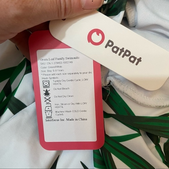 💥5/$25 BNWT Patpat men’s  and boys matching swim shorts in size medium - Picture 5 of 9